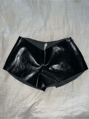 By Gianna Black Mini Shorts